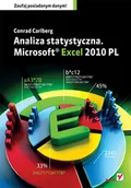 Aplikacje biurowe - Analiza statystyczna. Microsoft Excel 2010 PL - miniaturka - grafika 1