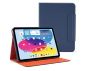 Etui do tabletów - Pipetto Origami No5 Rotating Folio Case iPad 10.9 2022 dark blue - miniaturka - grafika 1