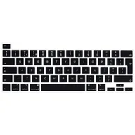 Klawiatury do laptopów - Keyguard Osłona Na Klawiaturę Macbook Pro 16/ Pro 13 A2251/A2289/A2338 (Eu) (Black) - miniaturka - grafika 1