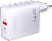 Ładowarki do telefonów - ŁADOWARKA SIECIOWA USB typ C QC PD GAN WTYCZKA SZYBKA FAST CHARGE 120W - miniaturka - grafika 1