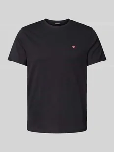 T-shirt z wyhaftowanym logo - Koszulki męskie - miniaturka - grafika 1
