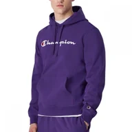 Bluzy męskie - Champion bluza męska z kapturem Hooded Sweatshirt 220253.VS025 XL fioletowy - miniaturka - grafika 1