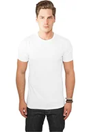 Koszulki męskie - Urban Classics Męski T-shirt Fitted Stretch Tee, basic top dla mężczyzn z rozciągliwego materiału, dostępny w wielu kolorach, rozmiary S - XXL, biały, XL - miniaturka - grafika 1