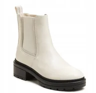 Botki damskie - Rocket Dog Botki Damskie Białe Za Kostkę 39 1Żgj - miniaturka - grafika 1