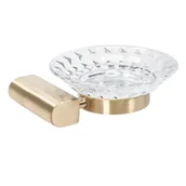 Akcesoria łazienkowe - Tutumi Mydelniczka wisząca Złota Szczotkowana 322225B - miniaturka - grafika 1