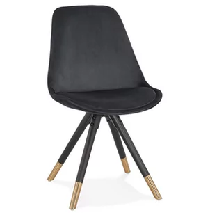 Kokoon Design Krzesło Design Mikado czarne CH02980BLBL - Krzesła - miniaturka - grafika 1