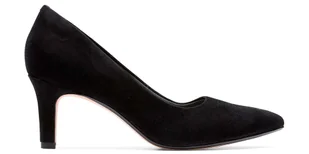 Clarks Illeana Tulip Czółenka czarne zamszowe 40 - Czółenka - miniaturka - grafika 1
