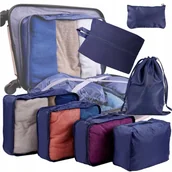 Datowniki - ORGANIZERY PODRÓŻNE DO WALIZKI NA UBRANIA DO PRZECHOWYWANIA TORBY SZAFY 7 SZTUK - miniaturka - grafika 1