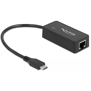 Delock Adapter USB USB C - RJ45 62642 - Adaptery i przejściówki - miniaturka - grafika 2
