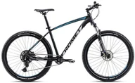 Rowery - Rower górski męski Romet Rambler R7.3 CS 27 L(20") czarny/turkusowy/srebrny - miniaturka - grafika 1