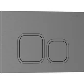 Przyciski spłukujące - Mexen Tex 03 przycisk spłukujący, gun gray szczotkowany - 6103-12 - miniaturka - grafika 1