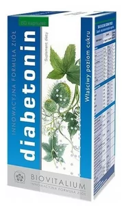 Biovitalium Diabetonin - Suplement diety na cukrzycę,stabilizujący poziom cukru w organiźmie. 00004 - Leki dla diabetyków - miniaturka - grafika 1
