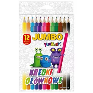 Titanum Kredki Jumbo 12 kolorów - Przybory szkolne - miniaturka - grafika 2