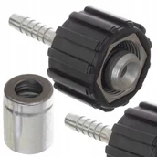 Inne akcesoria do nawadniania - ZAKUWKA ZAKUCIE DO WĘŻA DN6 TULEJA ZACISKOWA GWINT M22X1,5 TRZPIEŃ 15MM HQ - miniaturka - grafika 1