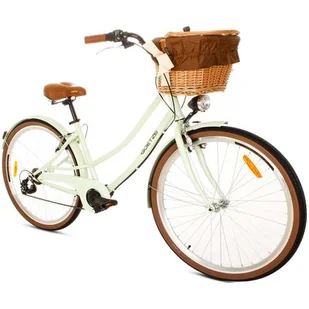 Rower miejski z koszykiem GOETZE Cruiser S7B 28 cali Zielony - Rowery - miniaturka - grafika 1