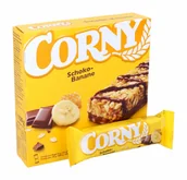 Płatki śniadaniowe i musli - Corny, baton zbożowy, banan czekolada, 6 sztuk - miniaturka - grafika 1