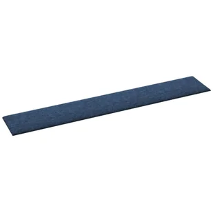 Lumarko Panele ścienne, 12 szt., niebieskie, 90x15 cm, tkanina, 1,62 m² - Panele ścienne i boazeria - miniaturka - grafika 5