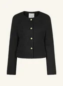 Marynarki i żakiety damskie - Calvin Klein Żakiet Pudełkowy schwarz - miniaturka - grafika 1