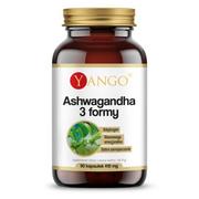 Układ nerwowy - Yango Ashwagandha 3 formy Suplement diety 90 kaps. - miniaturka - grafika 1