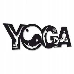 Yoga Panel Ścienny 3D Obraz Ażurowy Dekoracja Loft - Dekoracje domu - miniaturka - grafika 1