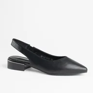 Czółenka - Czółenka klocek skóra GOODIN GD-LH-2008 klasyk szpic eleganckie czarne 39 - miniaturka - grafika 1