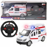 Zabawki zdalnie sterowane - SuperZabaweczki, karetka zdalnie sterowana pogotowie ambulans - miniaturka - grafika 1