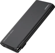Powerbanki - Powerbank Veger VEGER powerbank 25 000 mAh z wbudowanymi kablami Typ C / Lightning PD 130W TCE130 W2503 czarny - miniaturka - grafika 1