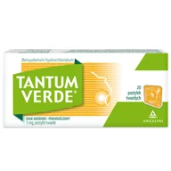 Przeziębienie i grypa - Angelini Tantum Verde smak miod-pom, pastylki twarde, 3 mg, 20 szt. - miniaturka - grafika 1
