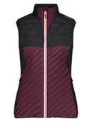 Kamizelki damskie - CMP Kamizelka hybrydowa w kolorze bordowo-czarnym - miniaturka - grafika 1