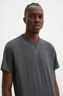 G-Star Raw t-shirt bawełniany męski kolor czarny gładki D24449-2653 - Koszulki męskie - miniaturka - grafika 1