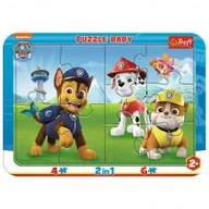 Puzzle - Trefl Puzzle Ramkowe Baby Psi Patrol 80022 - miniaturka - grafika 1
