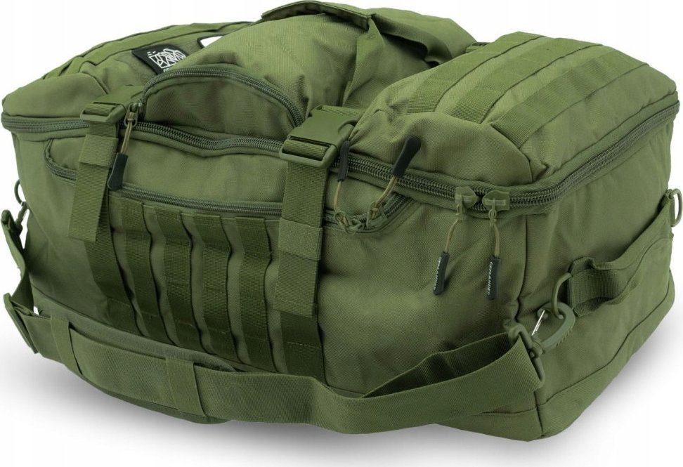Plecak turystyczny Offlander OFFLANDER TORBA PODRÓŻNA PLECAK 3W1 OFFROAD 54L ZIELONA