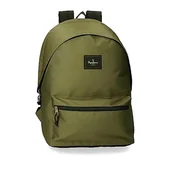 Torby na laptopy - Pepe Jeans Aris Plecak na laptopa Podwójna komora 15,6" Zielony 31x44x15 cms Poliester 20,46L, Zielony, Talla única, dwukomorowy plecak na laptopa - miniaturka - grafika 1
