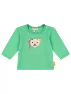 Kaftaniki dla niemowląt - Steiff Koszulka w kolorze zielonym - miniaturka - grafika 1