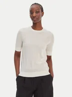 Swetry damskie - BOSS Sweter Farbella 50544996 Beżowy Slim Fit - miniaturka - grafika 1