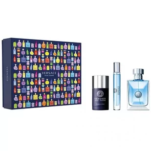 Versace Pour Homme zestaw Edt 100 ml + Edt 10 ml + Deostick 75 ml dla mężczyzn - Zestawy perfum męskich - miniaturka - grafika 1