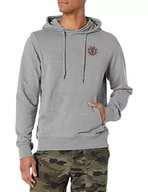Bluzy męskie - Element Męska bluza z kapturem Seal Basic Fleece, Jasnoszare Heather Bp, L - miniaturka - grafika 1