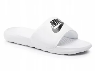 KLAPKI męskie NIKE VICTORI ONE SLIDE CN9675-100 białe na lato basenowe 46 - Klapki i japonki męskie - miniaturka - grafika 1