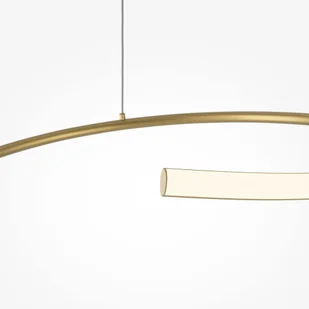 Złota lampa ledowa, kształt wstążki MOD242PL-L33BSK z serii CURVE - Lampy sufitowe - miniaturka - grafika 2