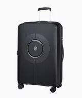 Walizki - PUCCINI Średnia czarna walizka z polipropylenu z zamkiem szyfrowym TSA - miniaturka - grafika 1