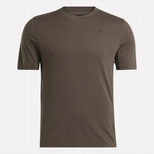 Reebok Koszulka T-Shirt Męski R.M Zielony Trening Siłownia - Koszulki męskie - miniaturka - grafika 1