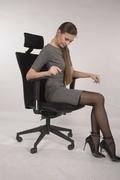 Fotele i krzesła biurowe - Fotel Elegance 3D Kulik System k4 w magazynie - miniaturka - grafika 1