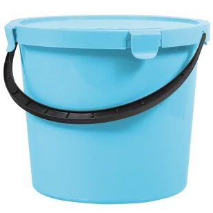 Plast Team Wiadro z rączką, pokrywa 10 L Berry - Miotły, szufle, mopy - miniaturka - grafika 1
