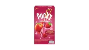 Pocky Crushed Strawberry Peach Yogurt 38g - Ciastka - miniaturka - grafika 1