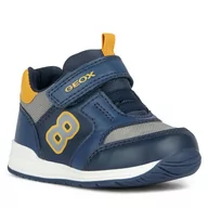 Buty dla chłopców - Półbuty Geox B Rishon Boy B360RA 054FU CB42Q Lt Navy/Ochre - miniaturka - grafika 1