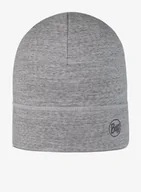 Czapki męskie - Czapka termoaktywna Buff Lightweight Merino Wool Hat - solid light grey - miniaturka - grafika 1
