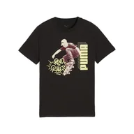 Odzież sportowa dziecięca - Młodzieżowa koszulka MID90s z grafiką PUMA Black - miniaturka - grafika 1