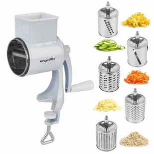 Maszynka krajalnica do warzyw sera bakalii 5 ostrzy Konighoffer Noyer poleca EWA WACHOWICZ - Siekacze tarki i szatkownice - miniaturka - grafika 1