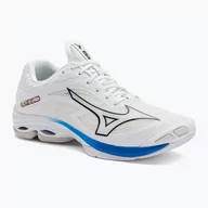 Buty sportowe męskie - Buty do siatkówki męskie Mizuno Wave Lightning Z7 undyed white/moonlit ocean/peace blue - miniaturka - grafika 1