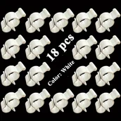 Inne - TEMU 6/12/18 szt. Standardowy klips do markizy do światła linowego, klipsy oświetleniowe do markizy RV, do łańcuchów świetlnych, bożonarodzeniowe - miniaturka - grafika 1